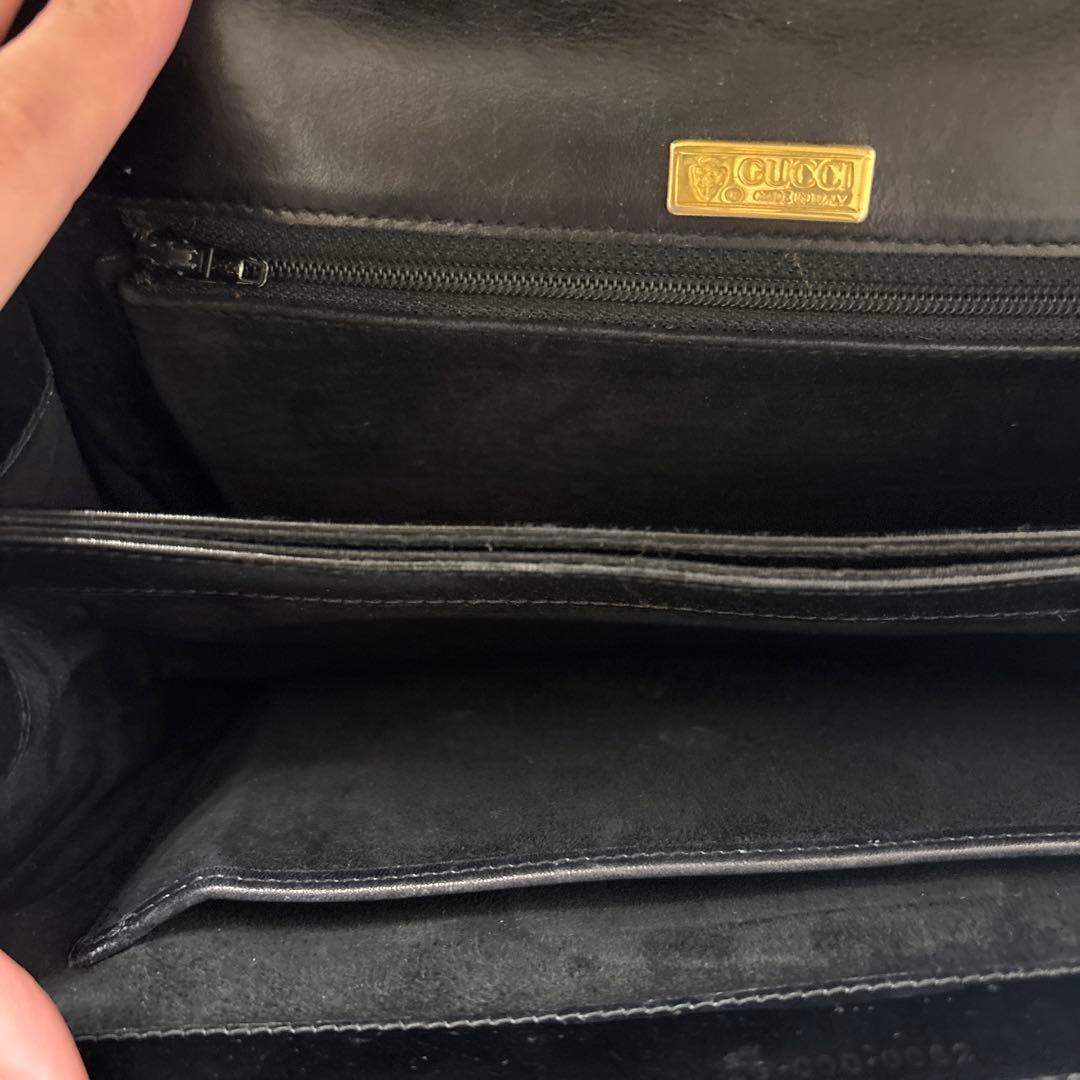 グッチ ヴィンテージ ハンドバッグ ゴールド金具