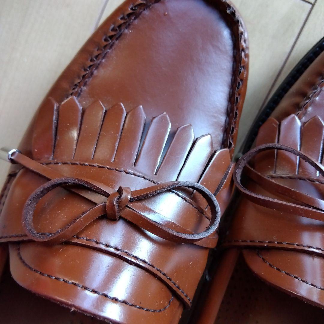 G.H. BASS WEejuns ブラウン ローファー　靴裏汚れあり　ガム汚れ