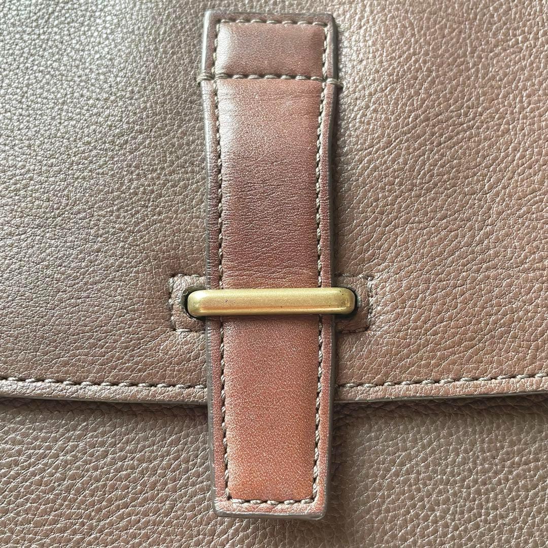 美品COACHコーチ ビジネスバック A4 PC 大容量 ブラウン F70479