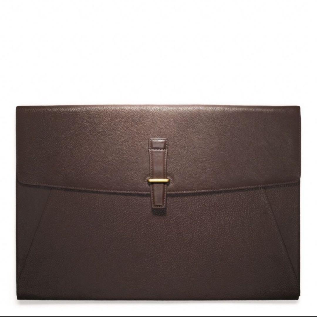 美品COACHコーチ ビジネスバック A4 PC 大容量 ブラウン F70479