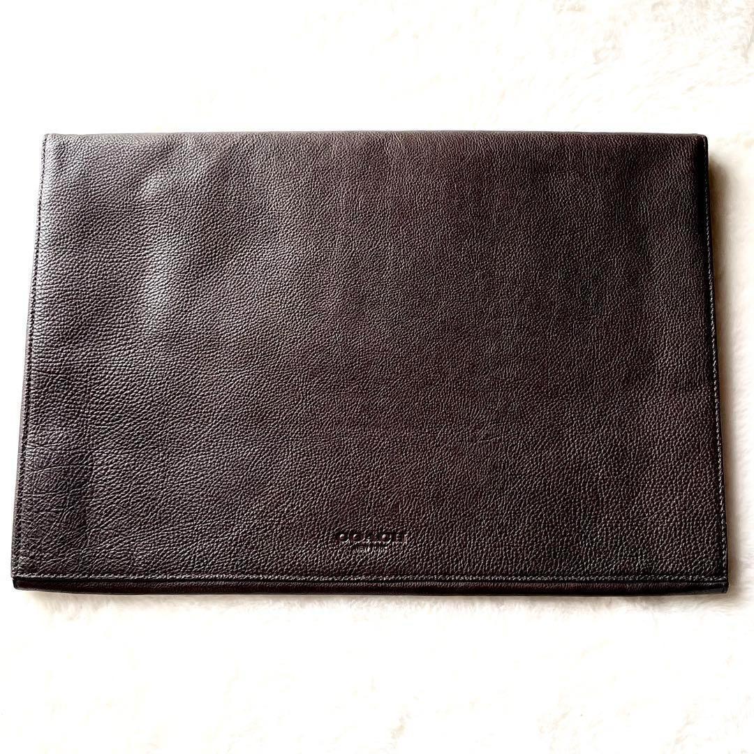 美品COACHコーチ ビジネスバック A4 PC 大容量 ブラウン F70479