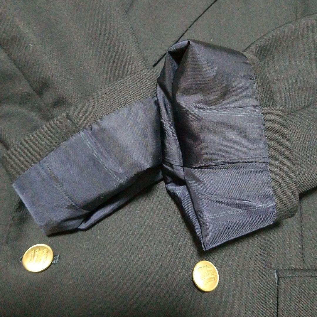 【大きいサイズ】バーバリー　紺ブレ　ダブル　金ボタン　AB6　背抜き　美品