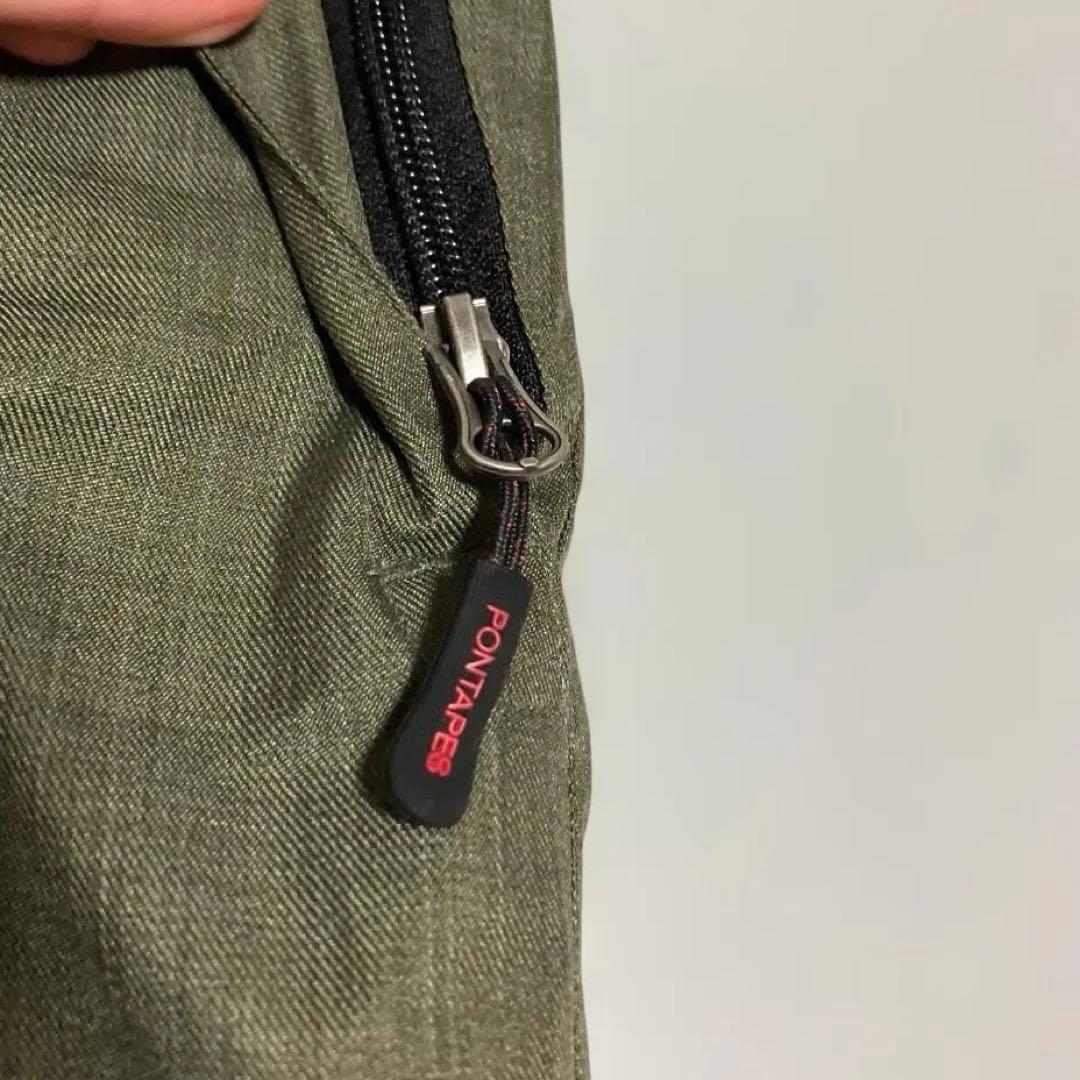 PONTAPES スキー スノボ ウェア 上下 メンズL 黒白