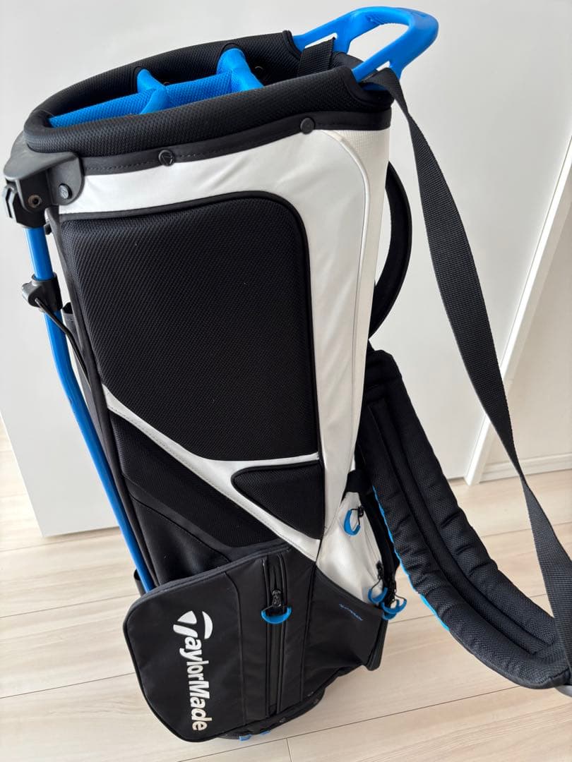 TaylorMade キャディバッグ 黒/白/青