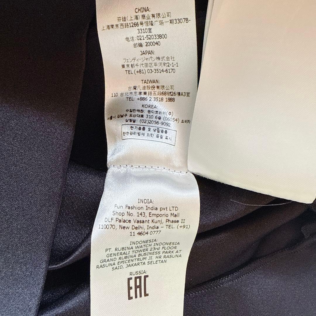 未使用タグ付き★21年モデル★FENDI シルク100% ショートパンツ 40