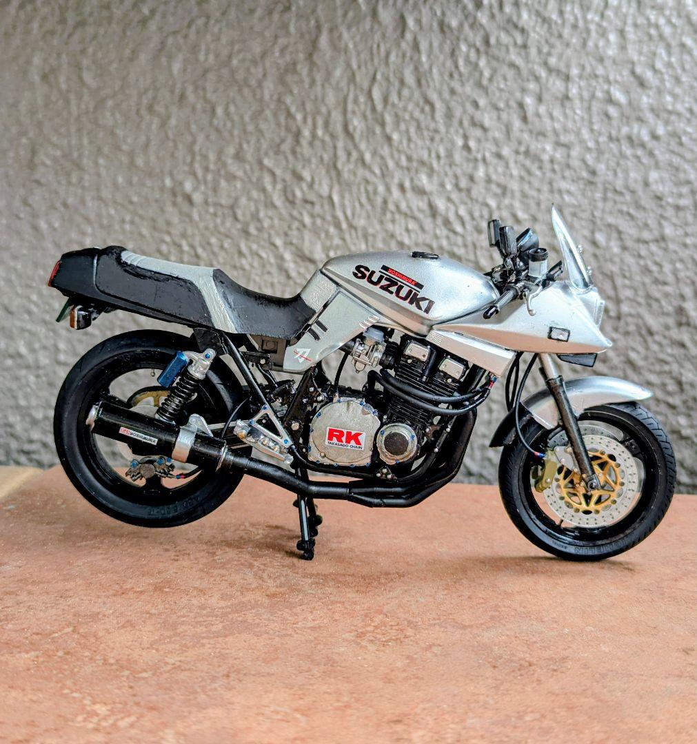 タミヤ1/12スズキカタナ改バイクプラモデル