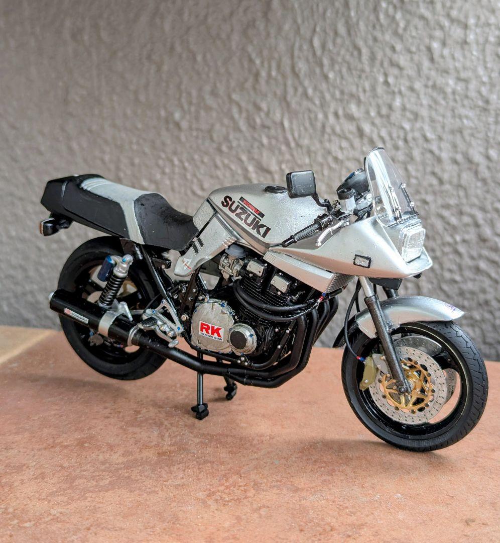 タミヤ1/12スズキカタナ改バイクプラモデル