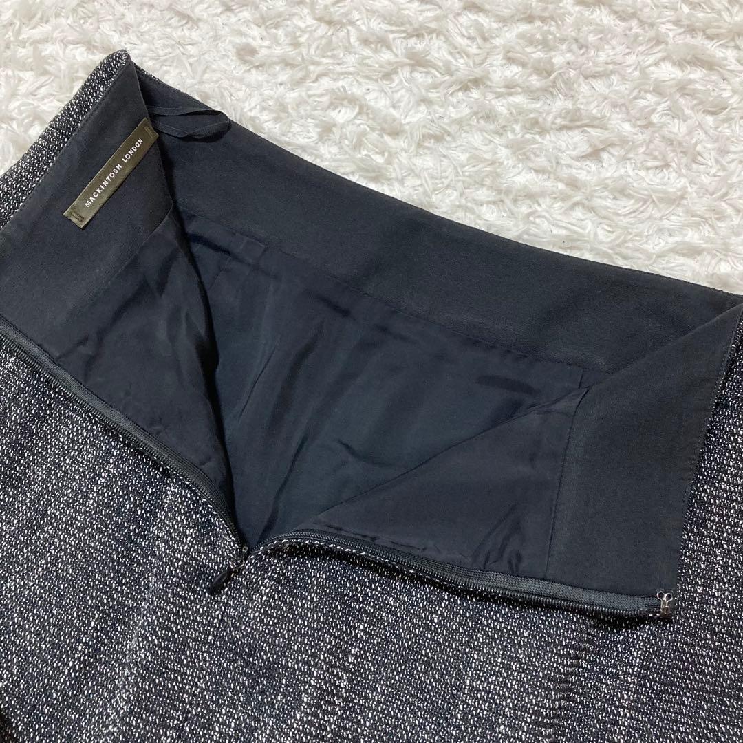 極美品♡ マッキントッシュロンドン スカートスーツ セットアップ ツイード 36