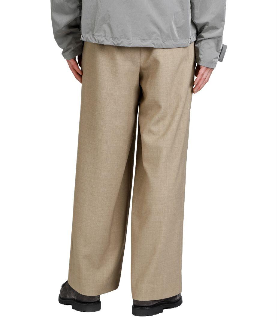 【新品未使用品】marka 2タックミリタリートラウザーズ ポリエステル ウール