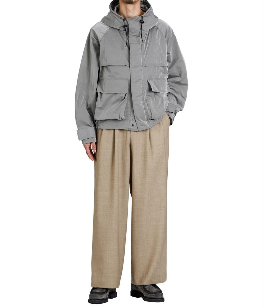 【新品未使用品】marka 2タックミリタリートラウザーズ ポリエステル ウール