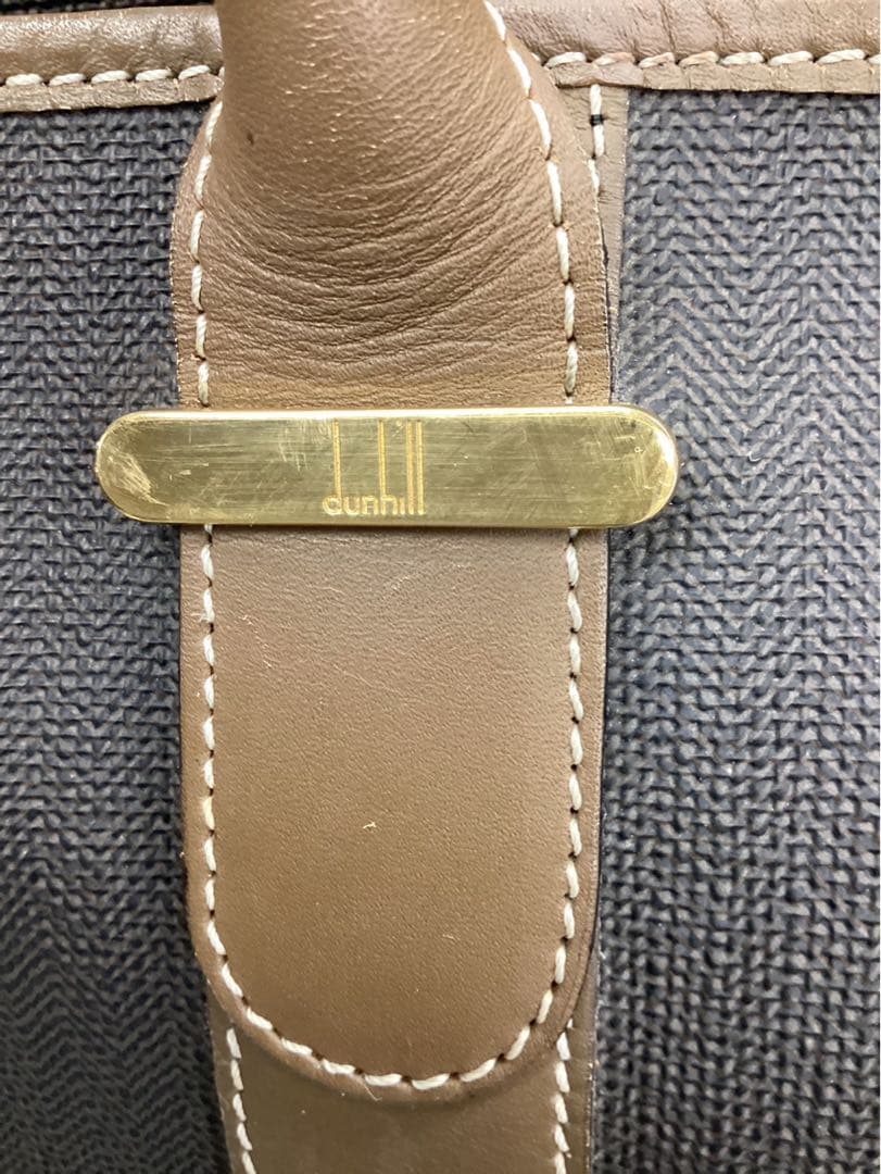 【dunhill】パドロック★ボストンバッグ★良品【ダンヒル】