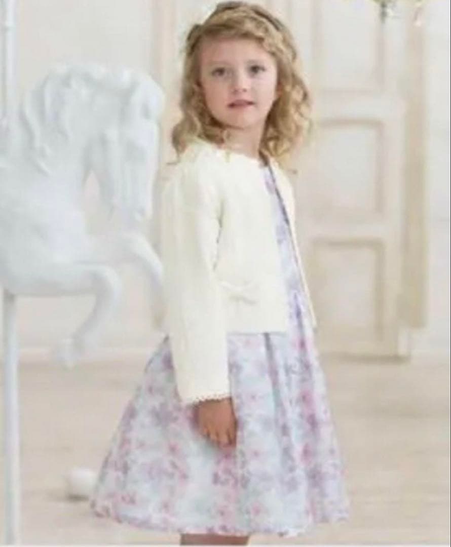 mezzo piano メゾピアノ花柄ドレスとジャケットセット 120cm