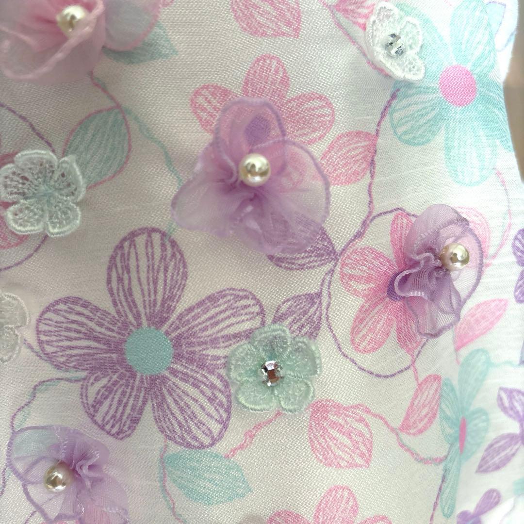 mezzo piano メゾピアノ花柄ドレスとジャケットセット 120cm