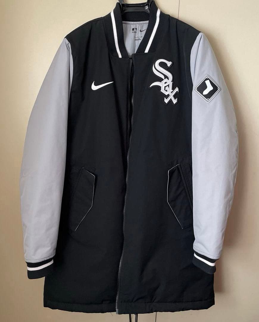 ナイキ　シカゴ ホワイトソックス　オーセンティック　ダグアウト ジャケット　S