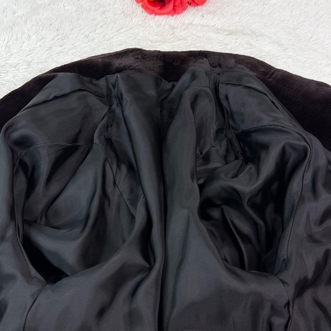 サガミンク シェアードミンク リアルファー コート 本毛皮 毛並み〇