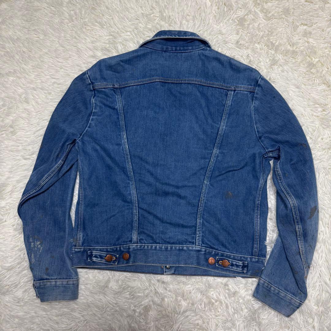 ☆Wrangler USA製 黒タグ デニムジャケット 2ポケット 70s☆