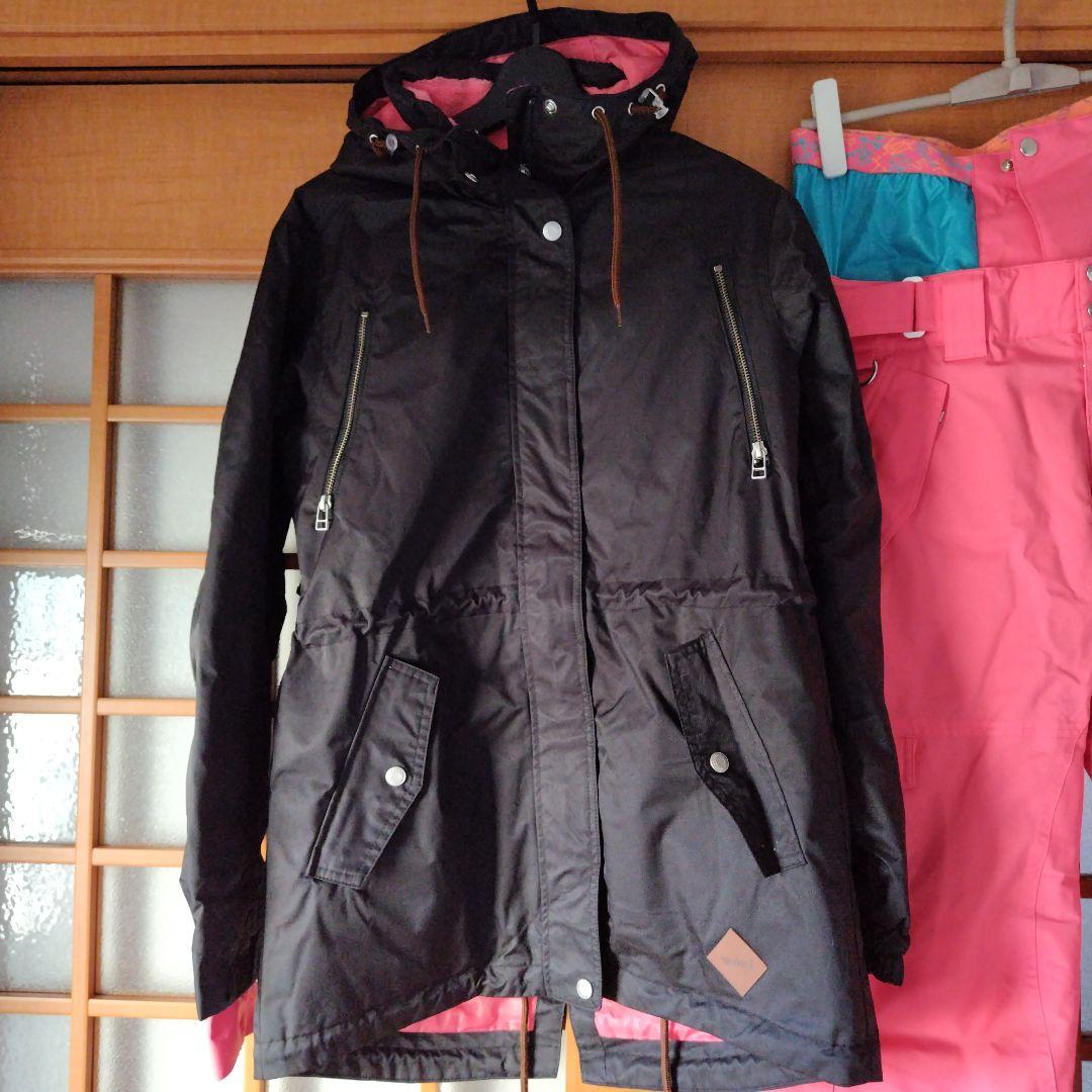 最終値下げ　swivel スキーウェアセット L ブラック/ピンク