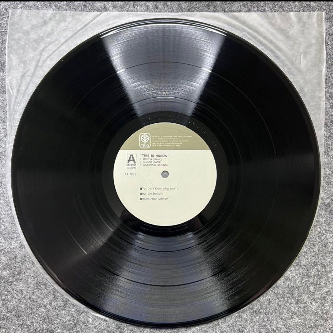 和ジャズ 本田竹曠 THIS IS HONDA LP PA-7005 美盤