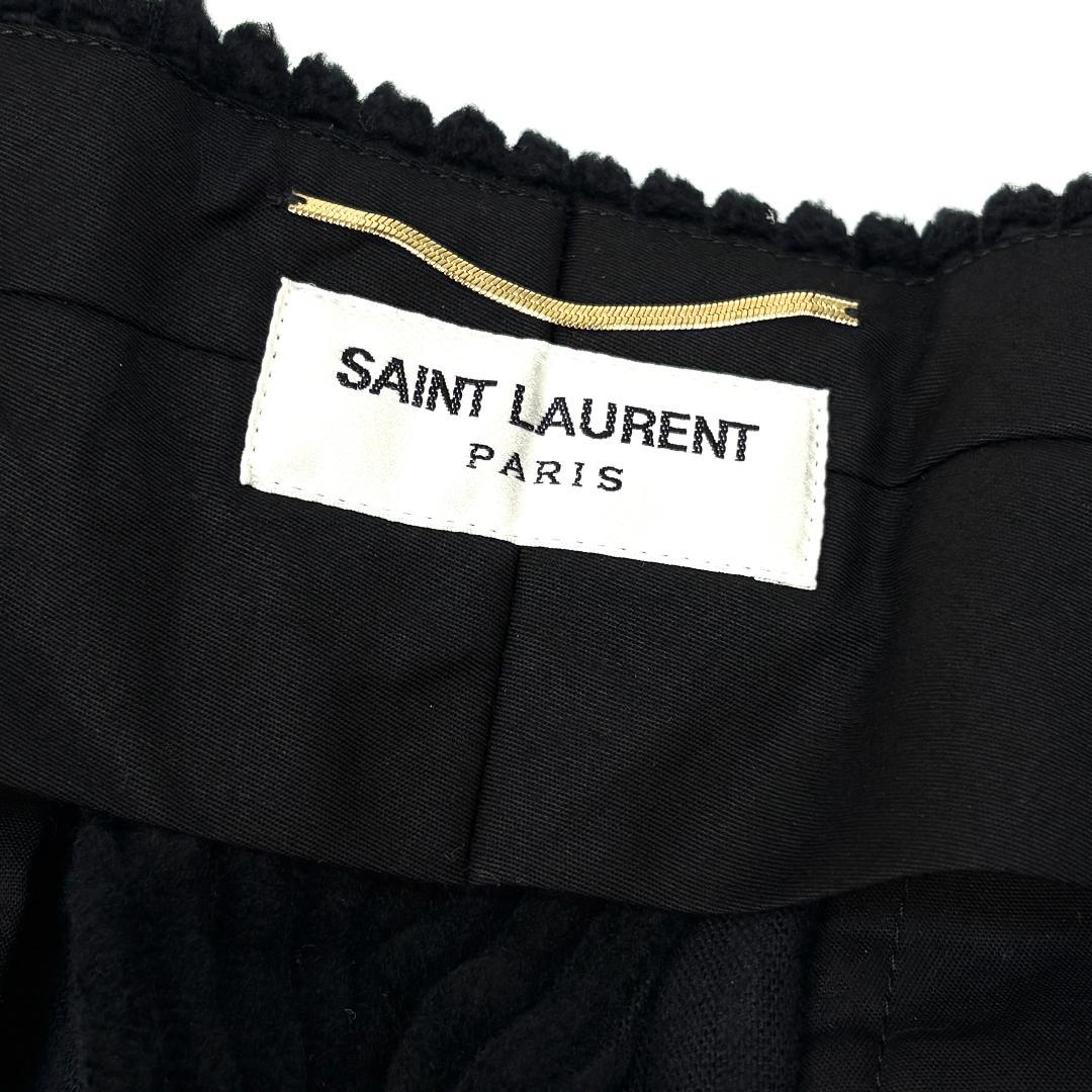 極美品 SAINT LAURENT PARIS 1タックコーデュロイトラウザーズ