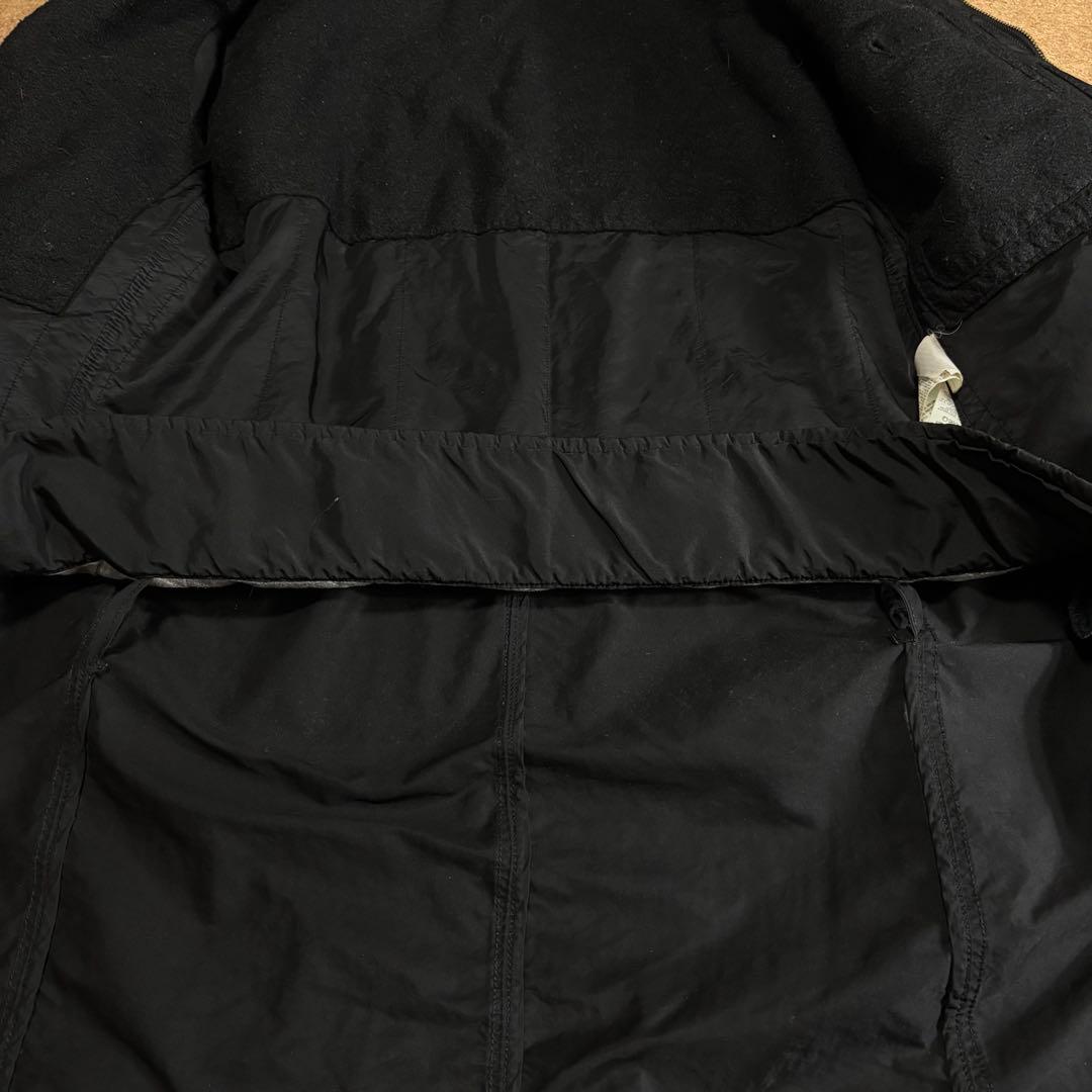 09aw/ストーンアイランド/ミリタリーモッズコート/黒/M