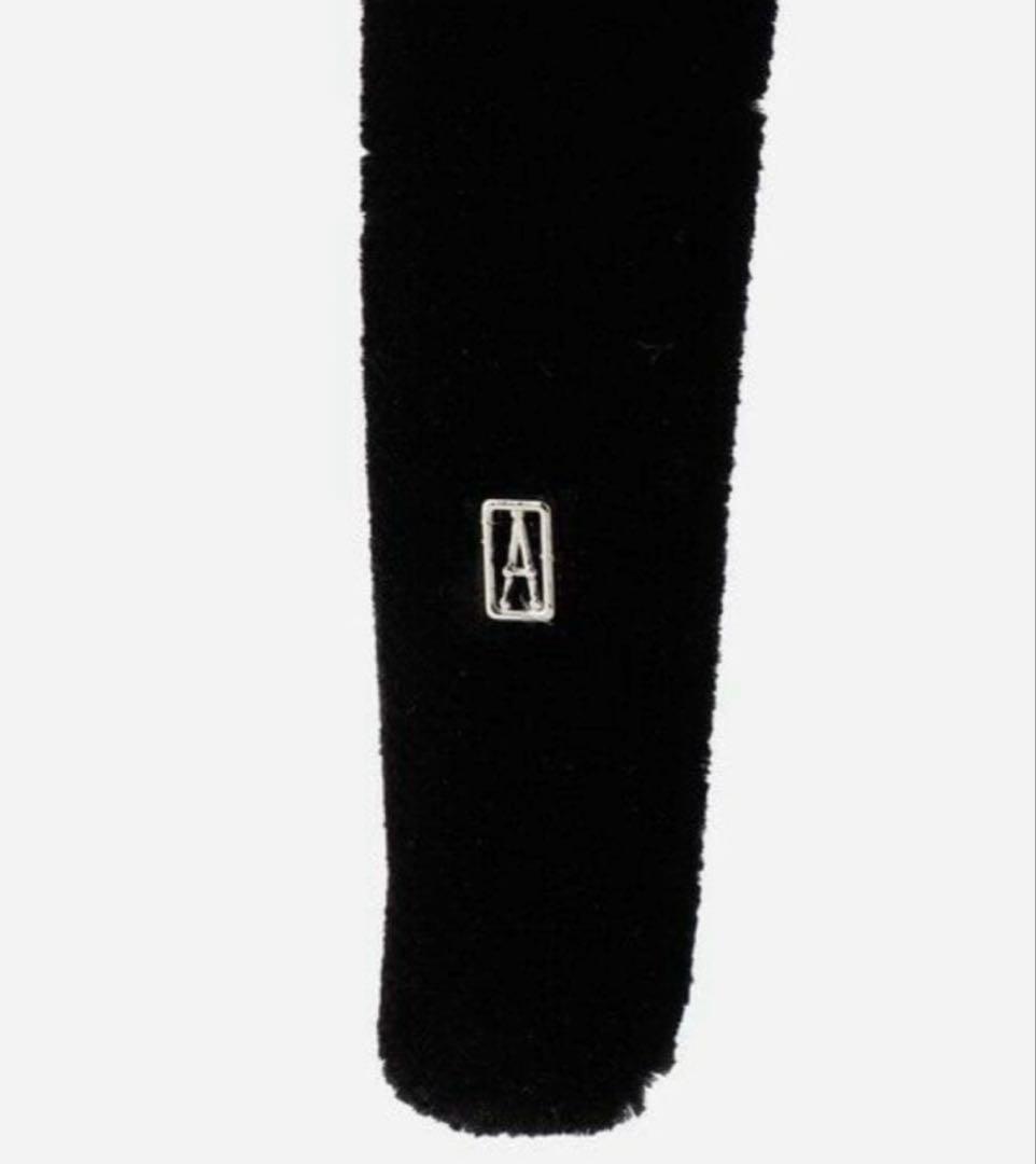 ALEXANDRE DE PARIS ベロアカチューシャ　ブラック 新品未使用