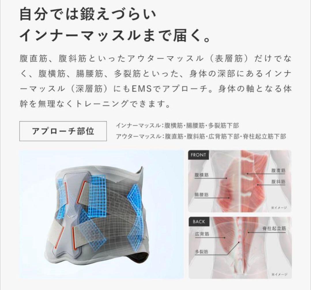 SIXPAD シックスパッド　メディカルコア　Ｌsize　コントローラー