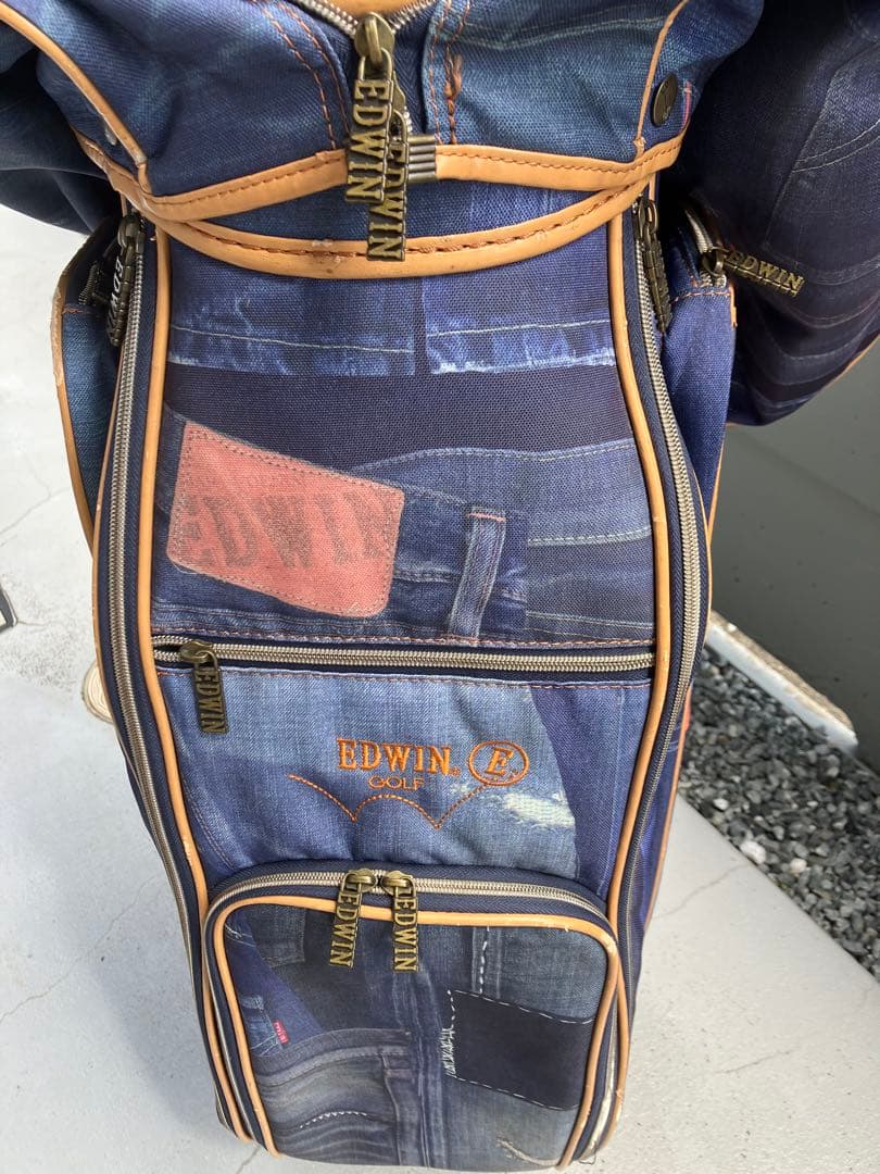 EDWINのデニム風キャディバッグ