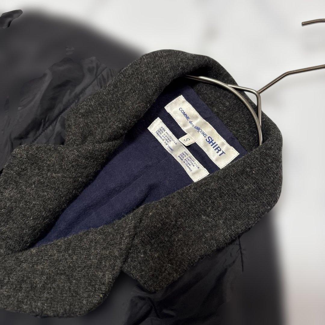✨大人気✨コムデギャルソンシャツarchive y2k ドッキングテーラード濃紺