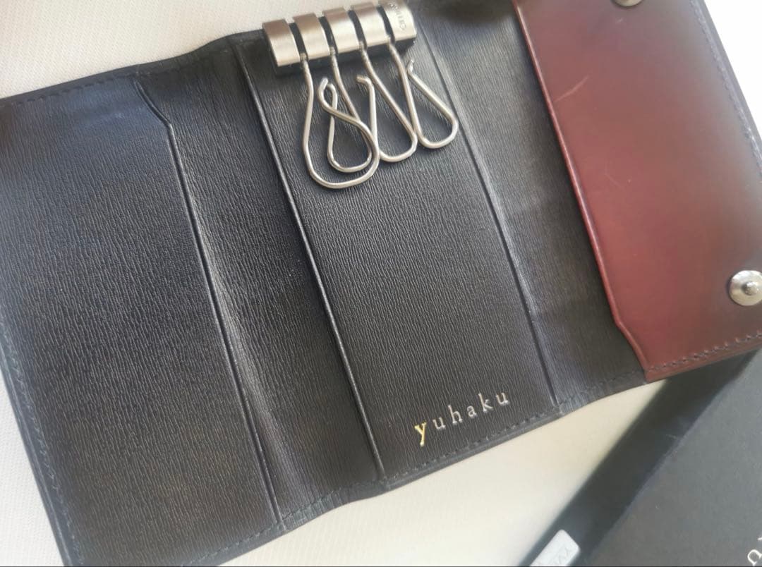 sorara様　yuhaku 日本製　牛革レザー　キーケース