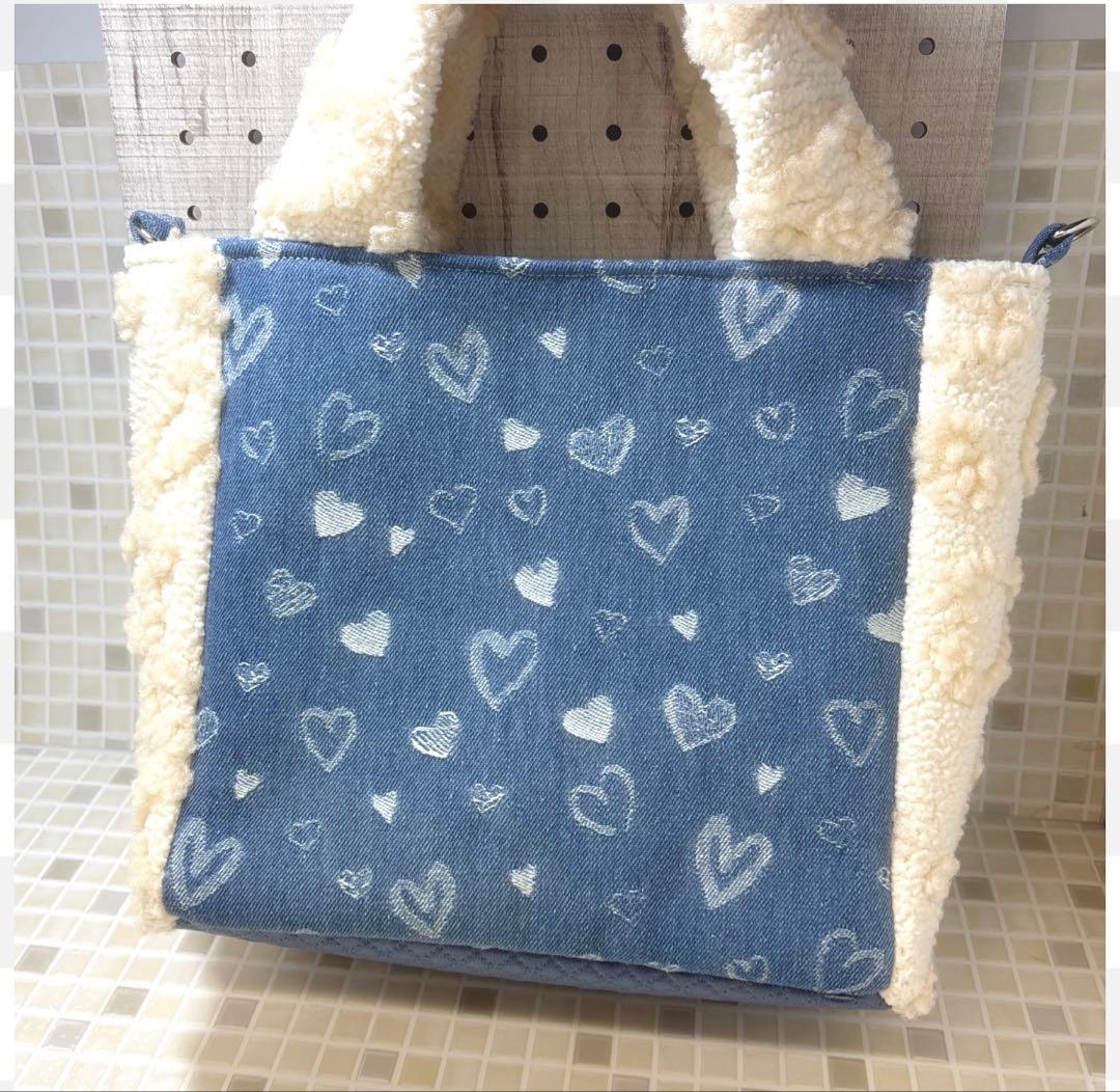 ね*】様 コヤンイサムチョン★ハートいっぱいトートバッグ　レオパード　くまさん着