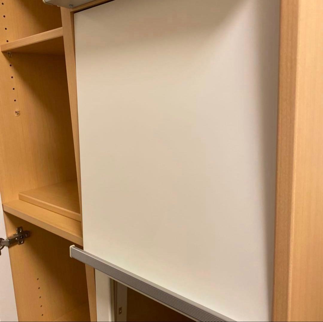 【hige】　大塚家具　本棚扉付き　高さ180センチ