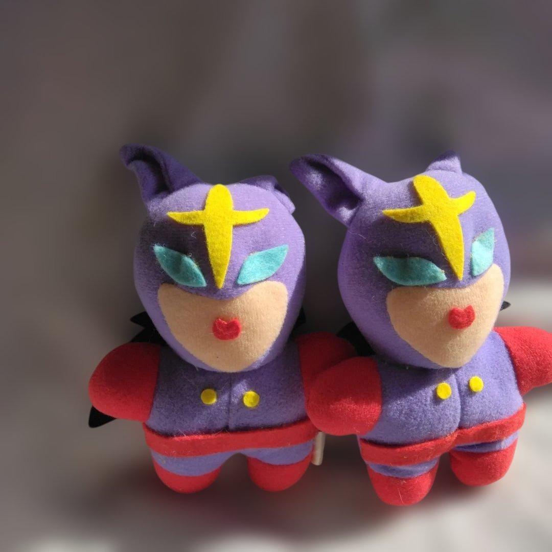 昭和レトロ非売品新品未使用未開封ガッチャマンヒーローぬいぐるみ同種含10体セット