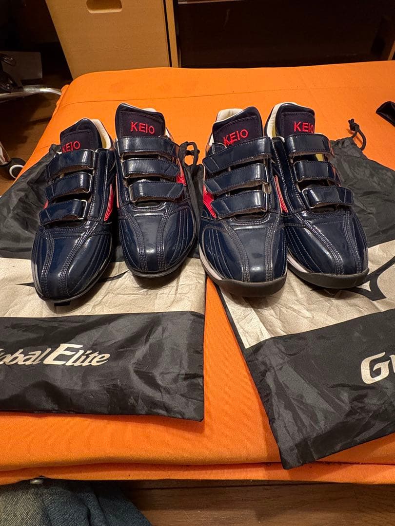 KEIO スパイクシューズ アップシューズ ネイビー/レッド