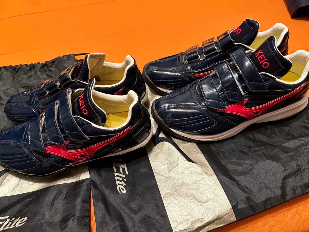 KEIO スパイクシューズ アップシューズ ネイビー/レッド