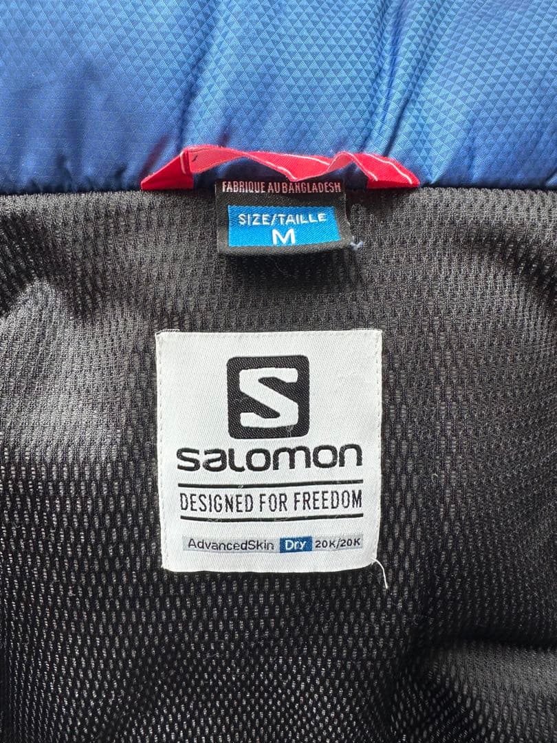 Salomon スキーウェア 青/黒 サイズM
