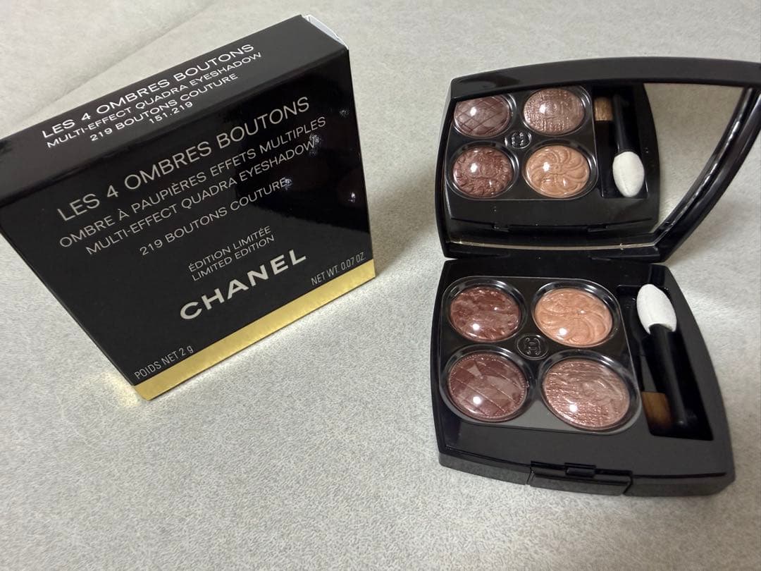 【美品】シャネル レキャトルオンブル ブトン 219 ブトンクチュール