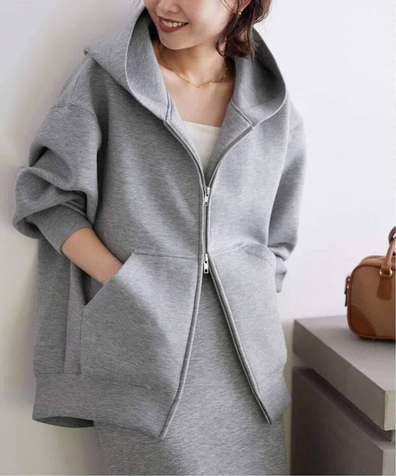 【美品】SLOBE IENA ボリュームジップアップフーディ＆スカートセット