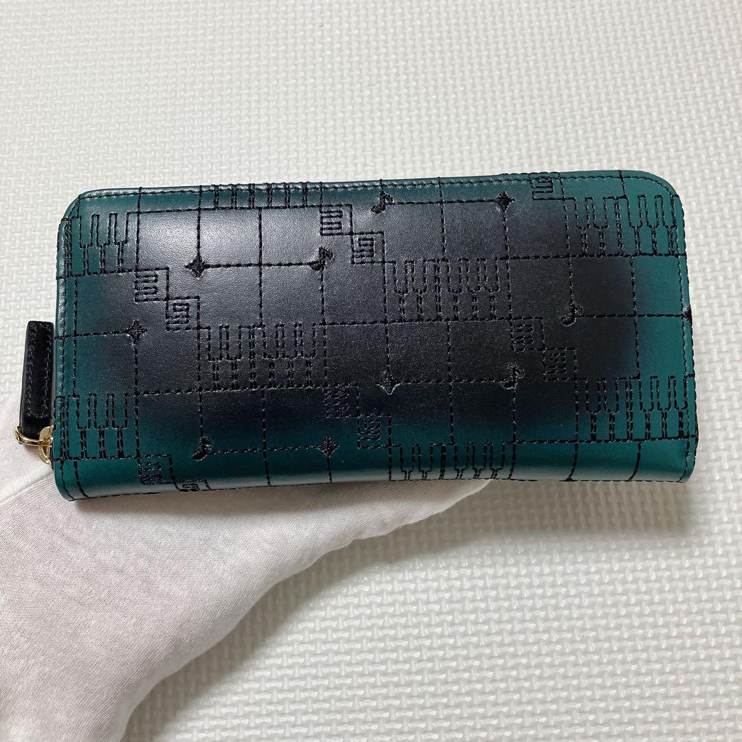 未使用　希少　初音ミク 本革ウォレット＆名刺入れセット 特製ギフトボックス