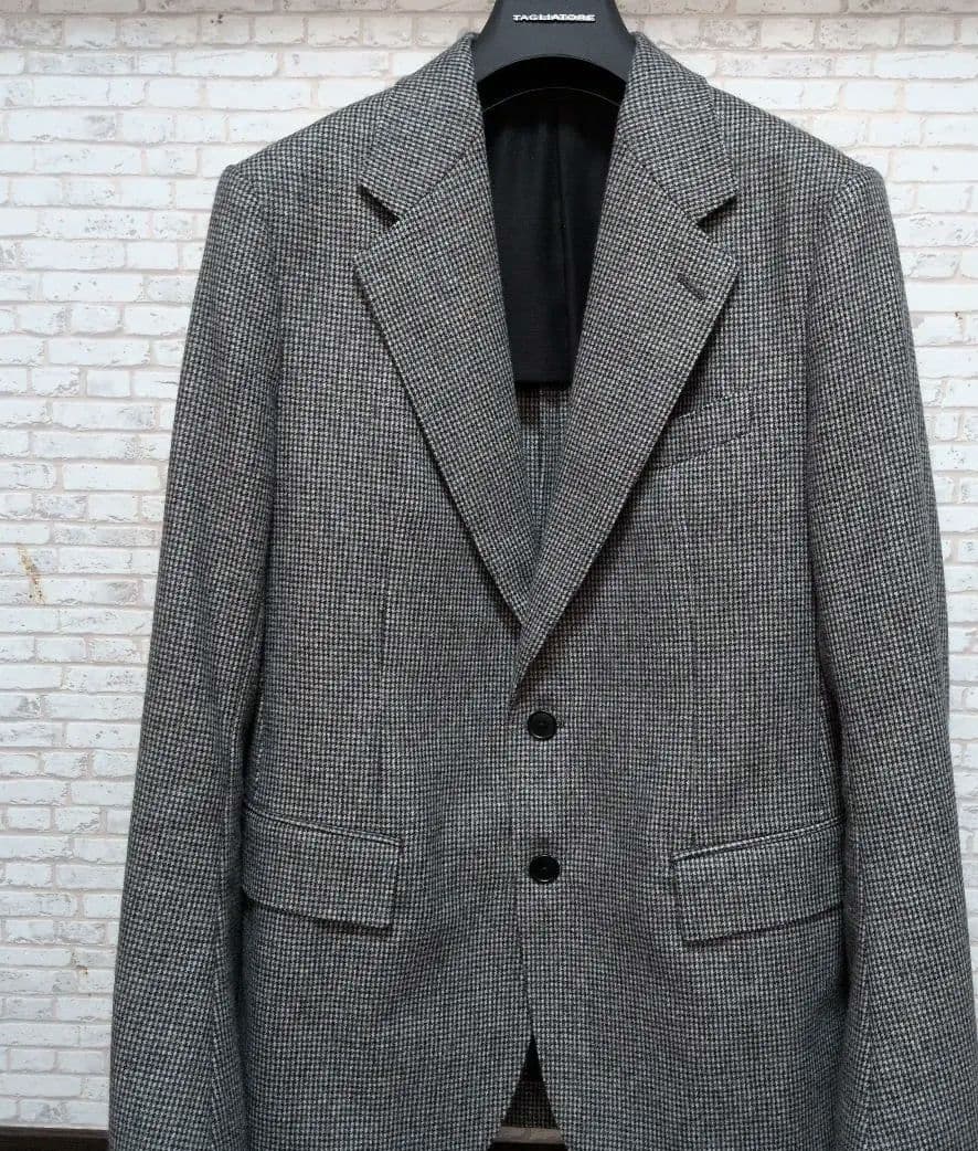 HEUGN（ユーゲン） Saint ウールハウンドトゥース2Bジャケット