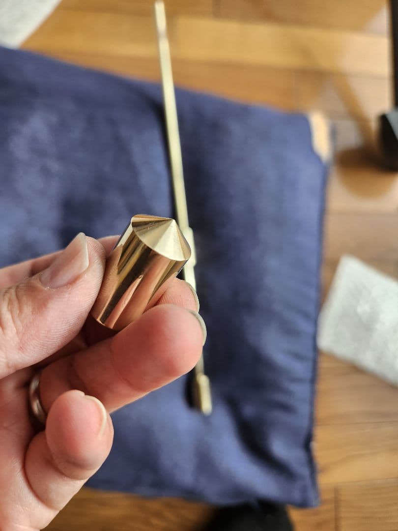 匠　エンドピン 　バスクラリネット　チップ　　ストッパー　真鍮板　おまけ付き