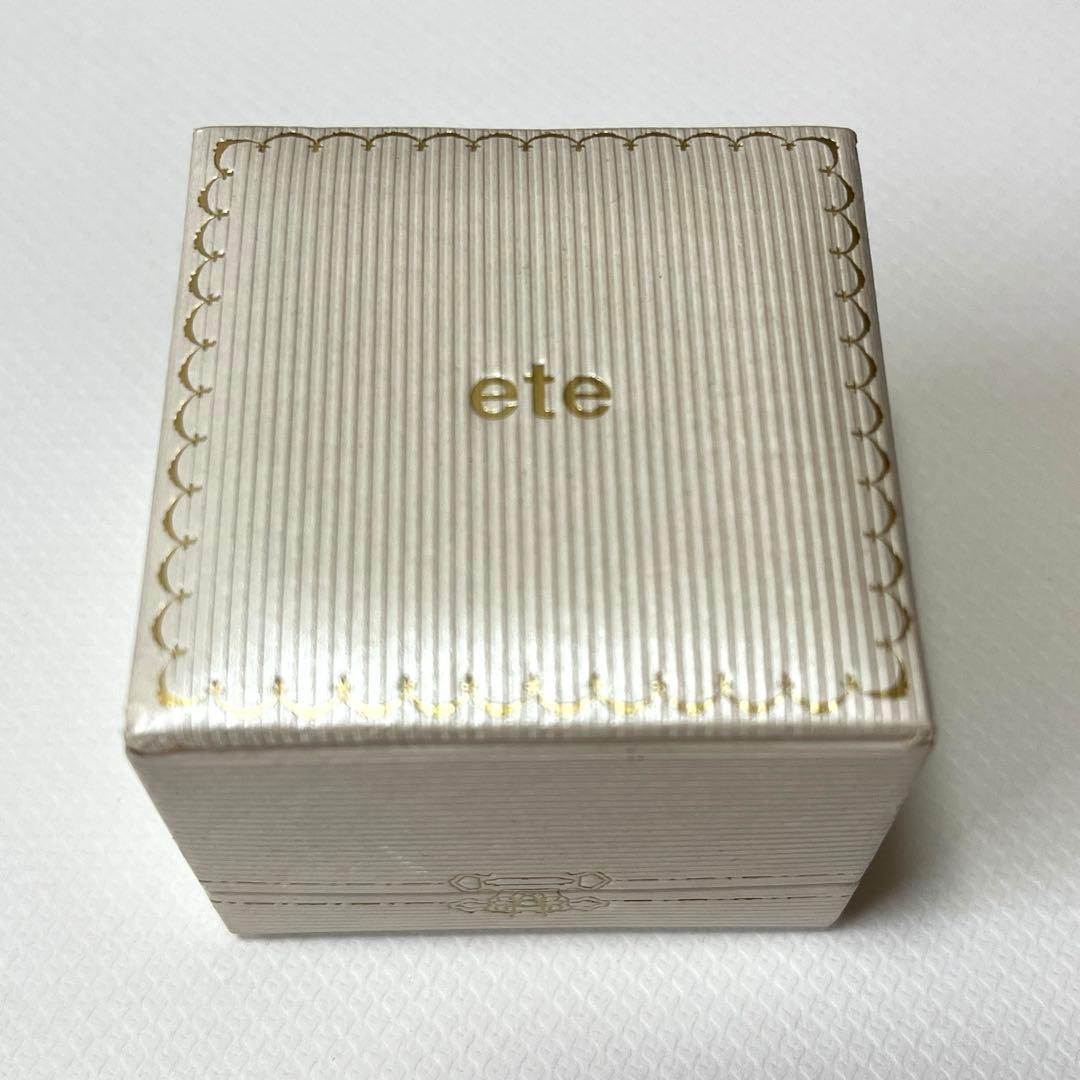 ete×一ツ山佳子コラボtatooピアス 【wish me luck】 K18