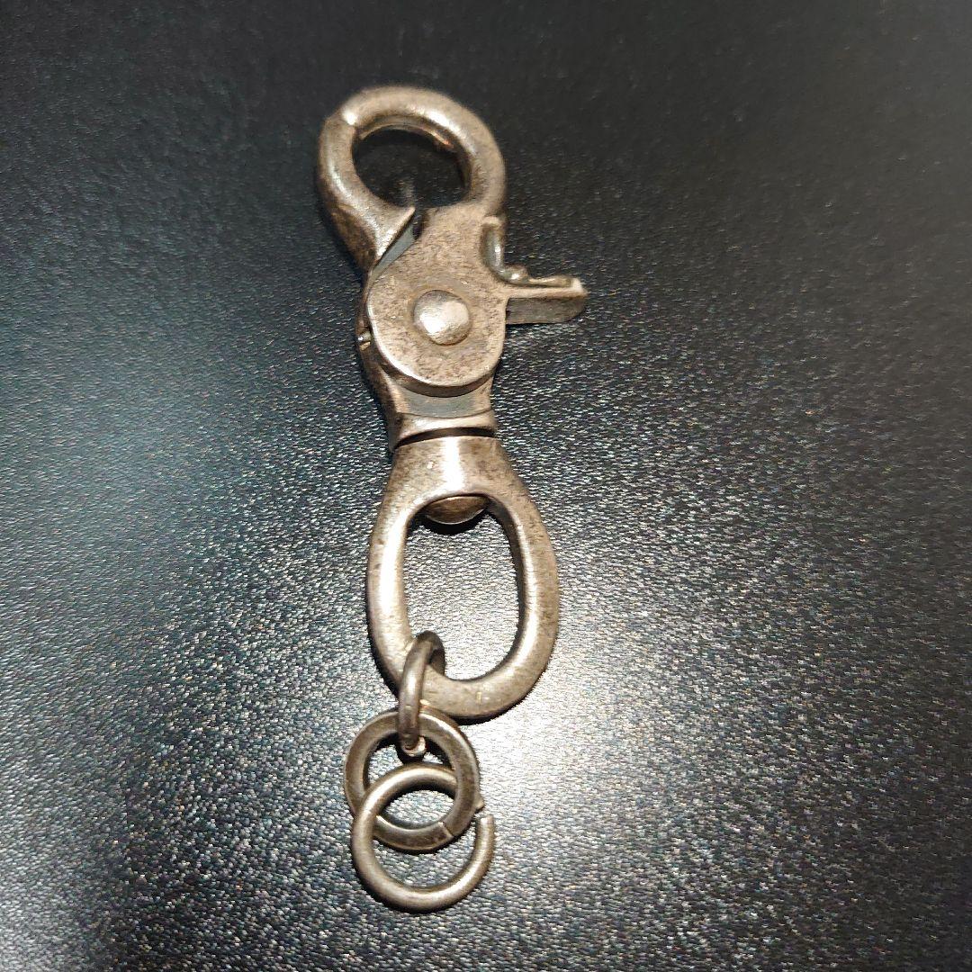 Silver シルバー925 チェーン キーホルダー　クリップ