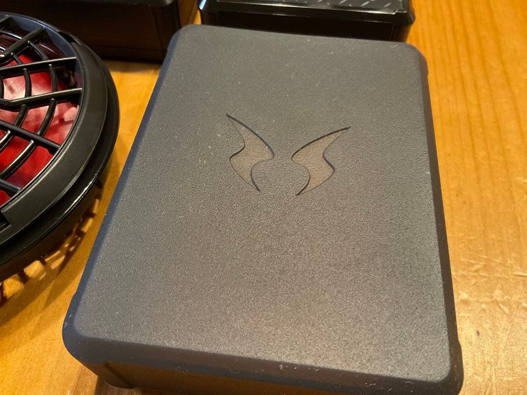 フラットハイパワーファン・バッテリー2個セット サンエス 空調風神服用 12V