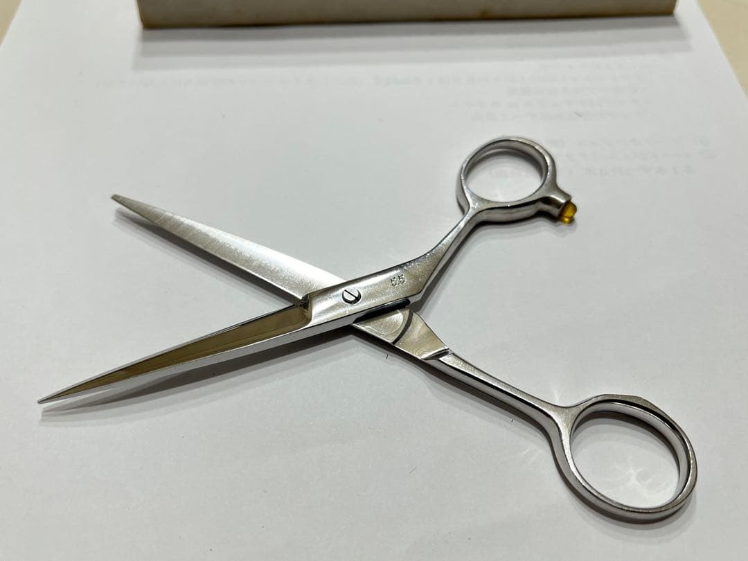 【値下げしました】　ミンクシザー　5.5インチ (小指掛けなし)　研ぎ済み