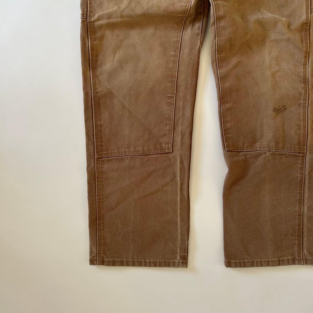 90s Stan Ray ダブルニー USA製 ブラウンダック ペインターパンツ