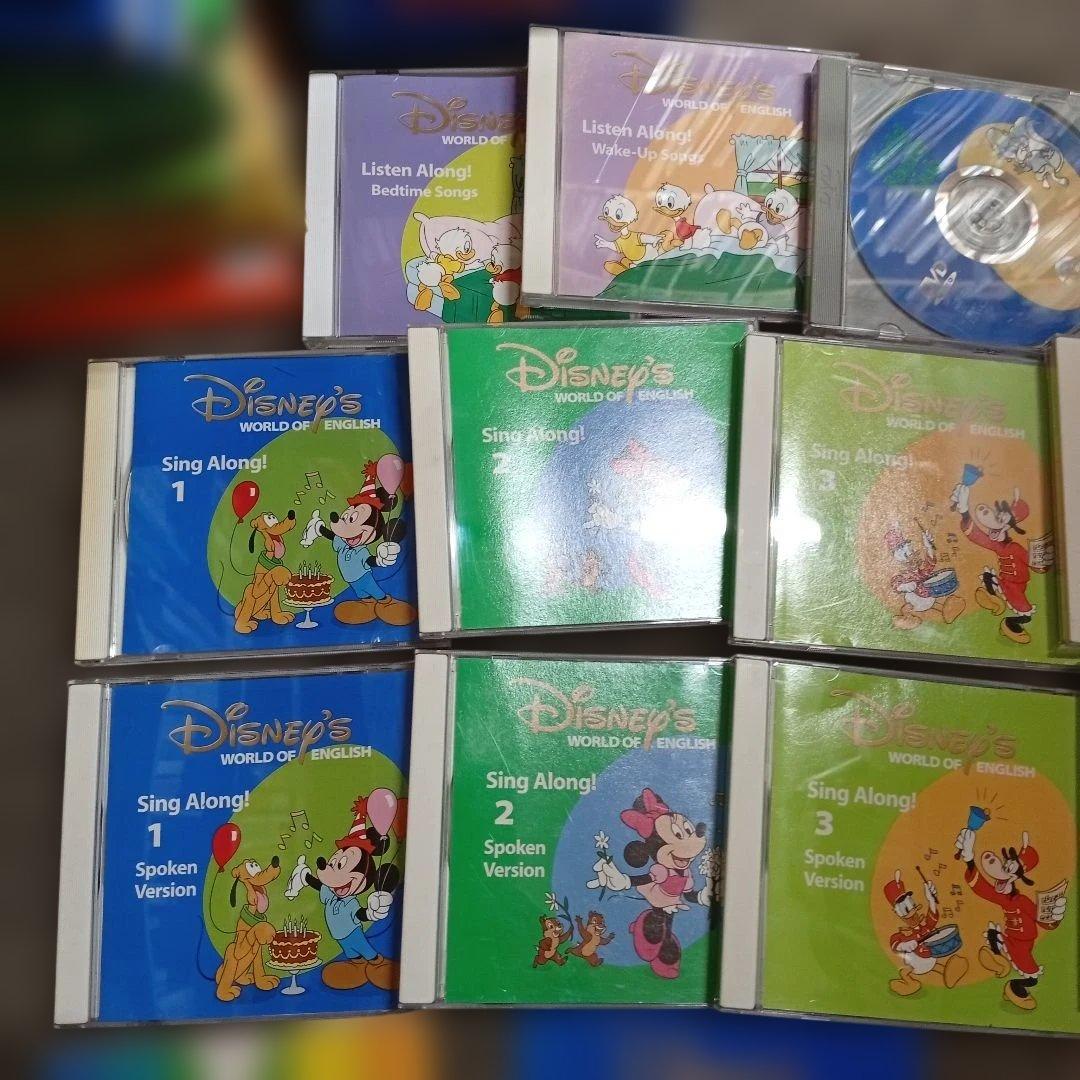 ディズニーワールドオブイングリッシュ DVD &本　セット　英語　知育絵本