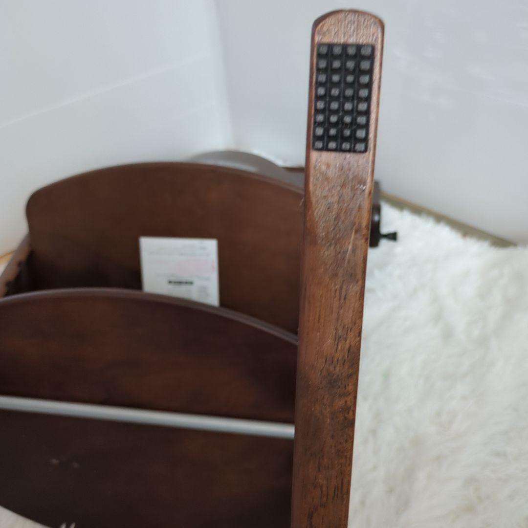 【美品 】大和屋 すくすくハイチェアテーブル＆ガード付き ブラウン