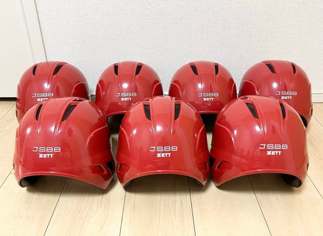 ZEET JSBB 野球 ヘルメット 7個セット