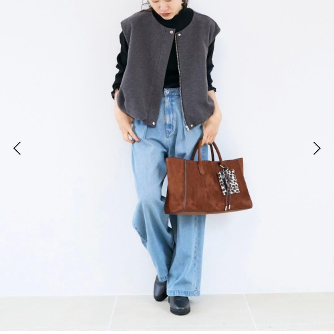 ルクールブラン　メルトンバルーンベスト