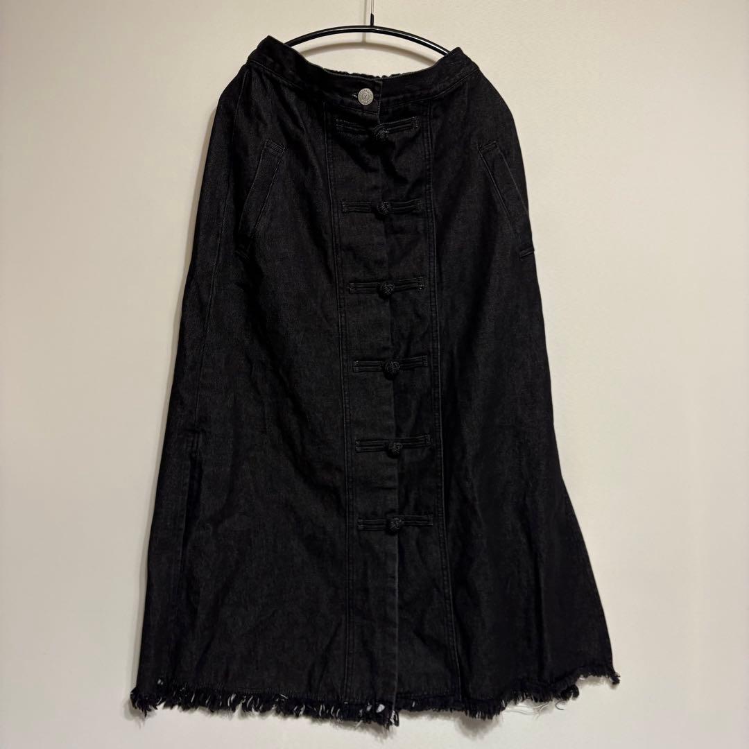 jouetie チャイナ風 ブラックデニムセットアップ セパレート Mサイズ